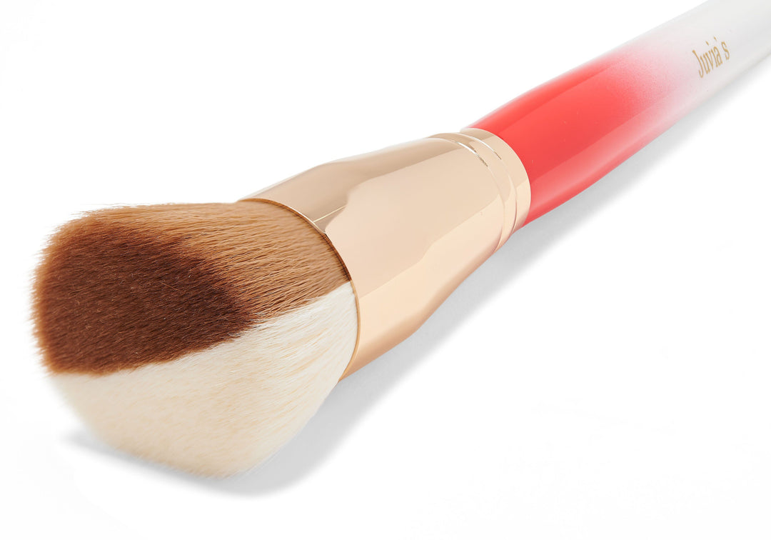 9-Piece Pro Red Face & Eye Makeup Brush Set – Juvia's Place